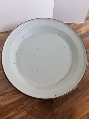 Dansk Brown Mist 13” Round Stoneware Platter Niels Refsgaard